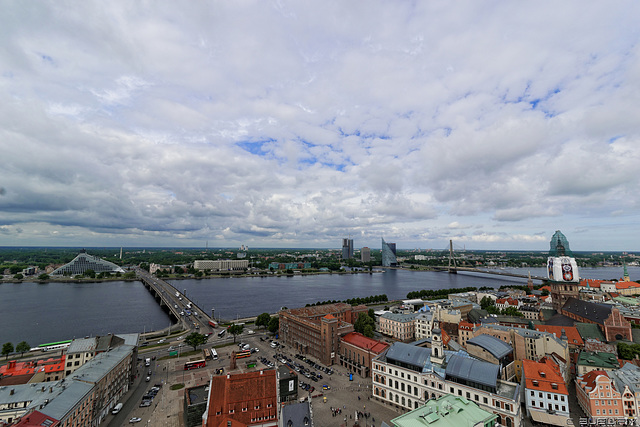 Riga von oben (© Buelipix)