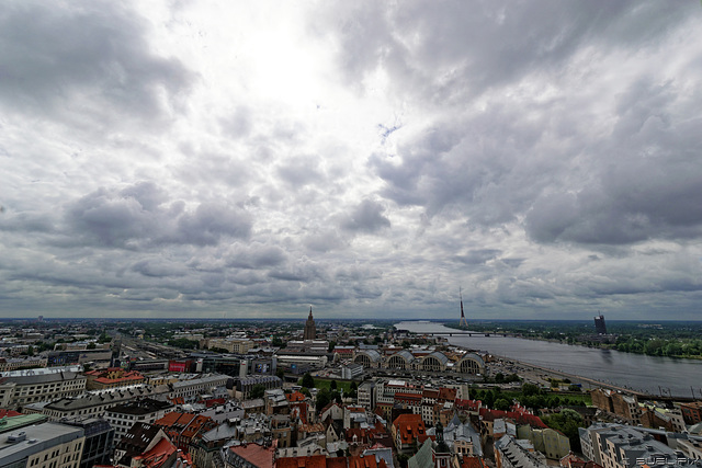 Riga von oben (© Buelipix)