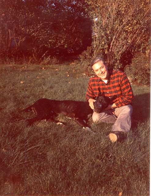 Dad and the Dane, c. 1968