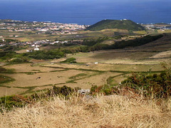 View from Facho Peak to Santa Cruz da Graciosa.