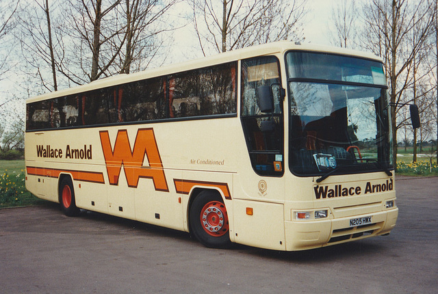 Wallace Arnold N205 UWY at the Smoke House Inn, Beck Row – Wc 22 April 1996 (308-11) (1)
