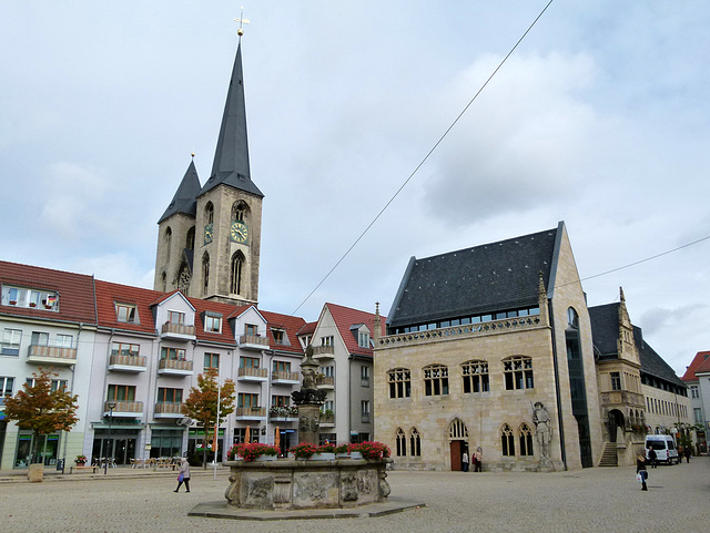 Martinikirche und Rathaus Halberstadt