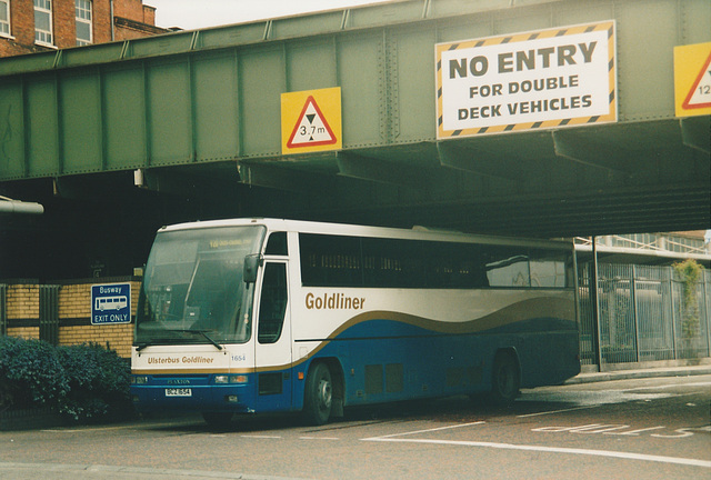 Ulsterbus BCZ 1654 in Belfast - 5 May 2004