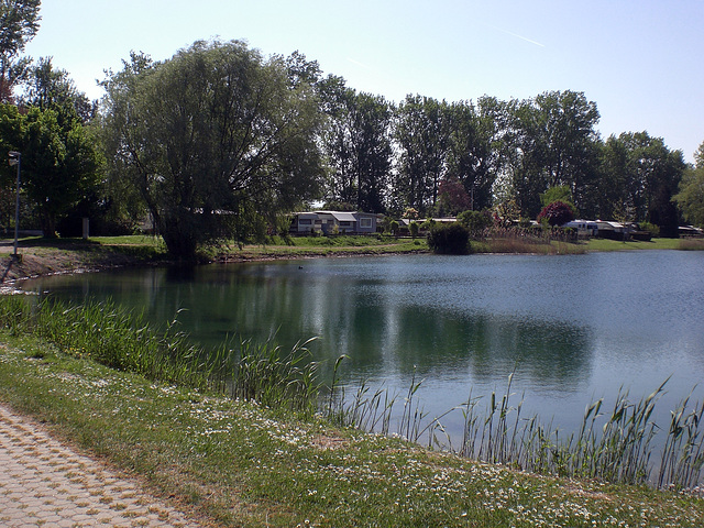 Frühling auf dem Campingplatz