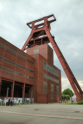 Doppelbockgerüst von Schacht 12 (Zeche Zollverein 12, Essen-Katernberg) / 16.06.2018