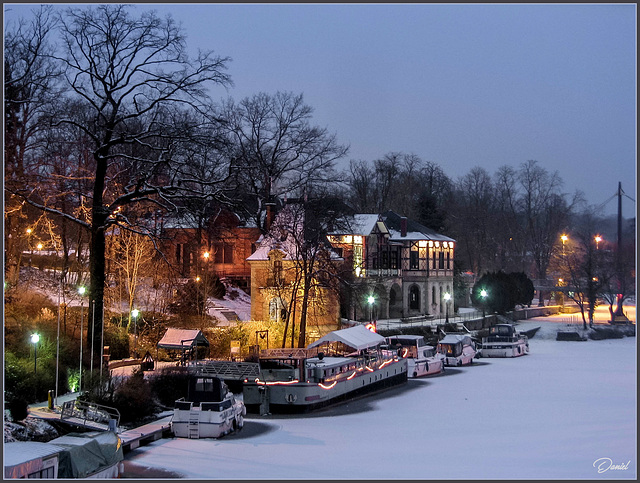 Un soir d'hiver à Sarreguemines