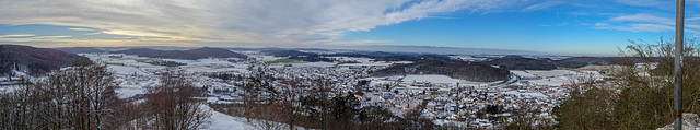 Panoramablick von der Velburg