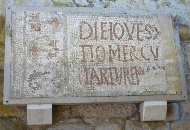 Funerary Inscription Mosaic