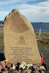 Russian Convoy Memorial at Cove lest we forget 11th September 2015