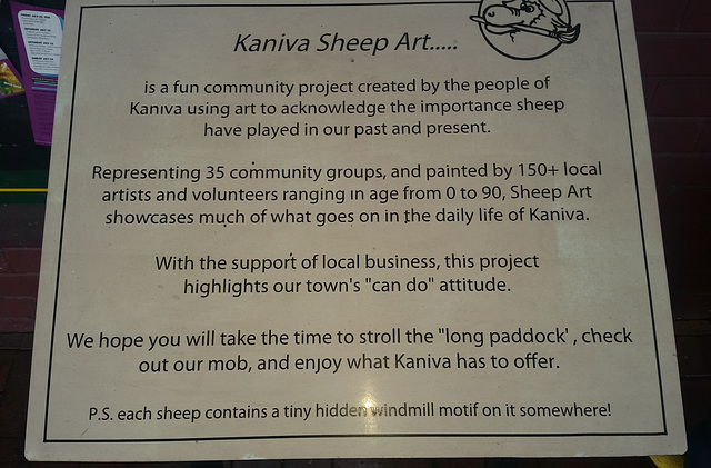 Kaniva Sheep Art