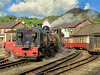Blue Garratt Locomotive