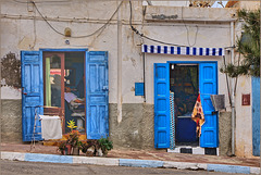 In a street of Sidi Ifni