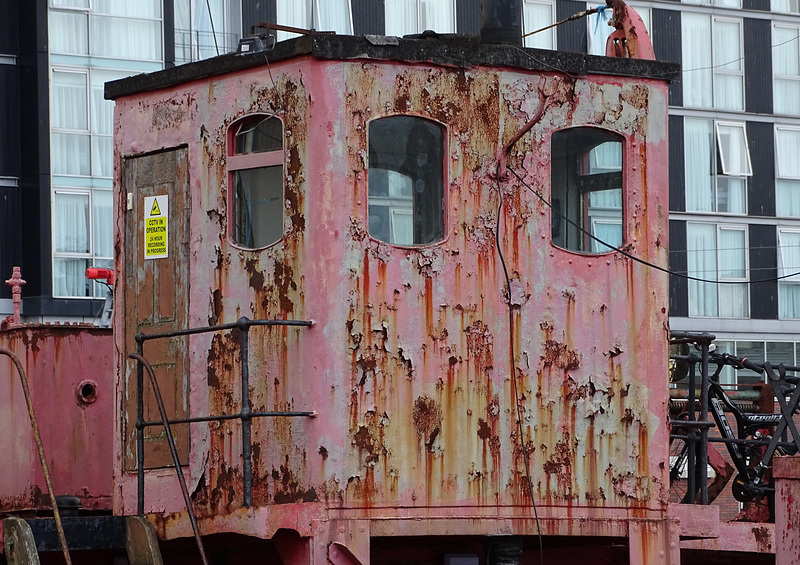 Nort Carr lightship  surface rust