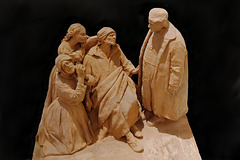 "Visite de l'Abbé Doudement à un malade" (Félix Graillon - 1843)