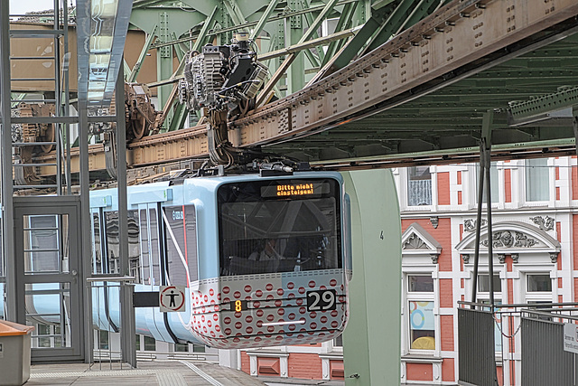 Die Schwebebahn in Wuppertal