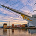 Stralsunder Hafen im Abendlicht