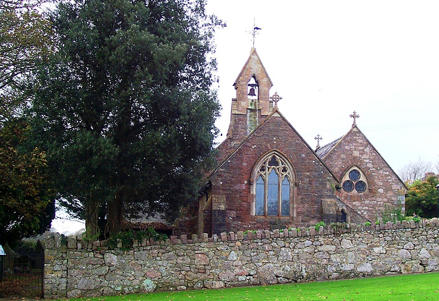 UK - Swansea - The Gower peninsula, St. John the Baptist in Penmaen