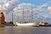Gorch Fock I im Stralsunder Hafen