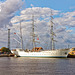 Gorch Fock I im Stralsunder Hafen
