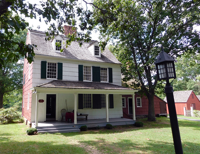 The Hewlett House in Old Bethpage Village, August 2022