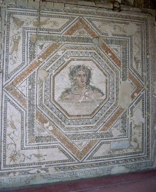 Mosaic with a Sea God