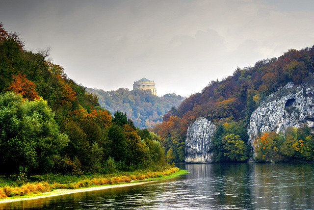 Die Befreiungshalle bei Kehlheim.  ©UdoSm