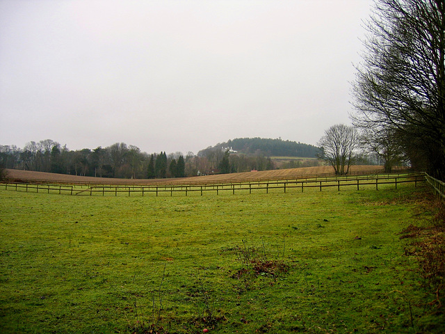 Looking towards Harbourough Hill.