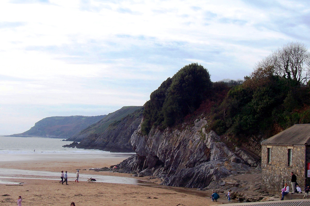 UK - Swansea - Three Cliffs Bay