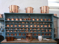 Raby Castle Kitchen- Copperware