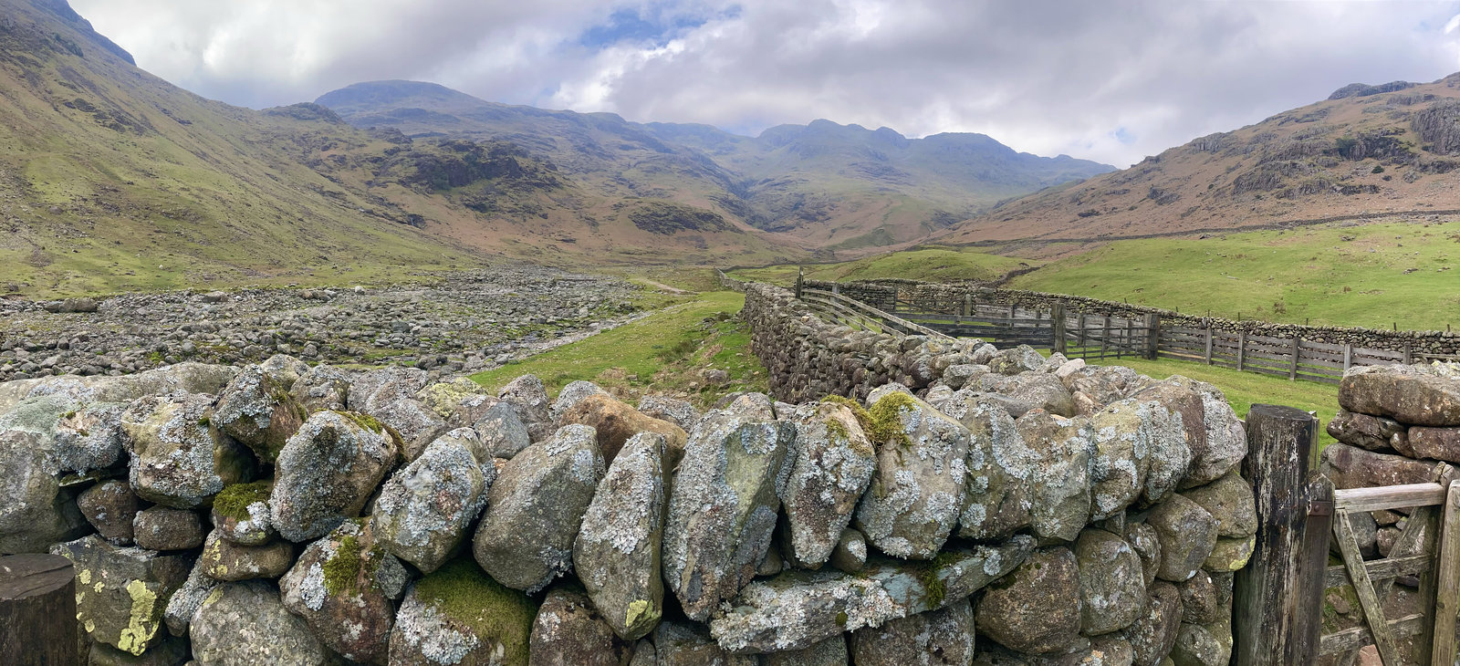 Oxendale view to Crinkle Crags