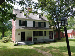 The Hewlett House in Old Bethpage Village, August 2022