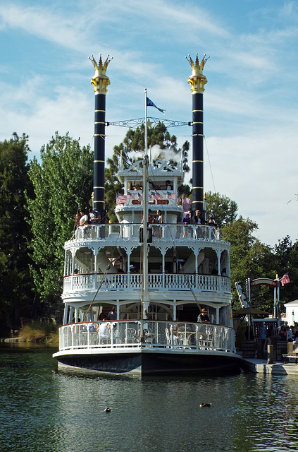 The Mark Twain Riverboat in Disneyland, June 2016