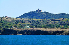 FR - Argelès-sur-Mer - Blick zum Fort St. Elme