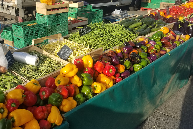 Market in Le Molay-Littry