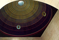 Dome in glass mosaic, Eduardo Nery