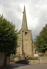 Ashover Church and Steeplejack, Derbyshire