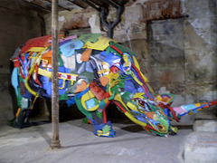 Rhinoceros, by Bordalo II.