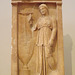 Grave Stele from Kallithea in the National Archaeological Museum of Athens, May 2014