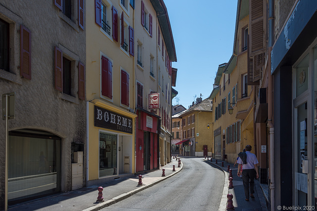 in den Gassen von Thonon-les-Bains (© Buelipix)