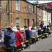 flags out for the jubilee