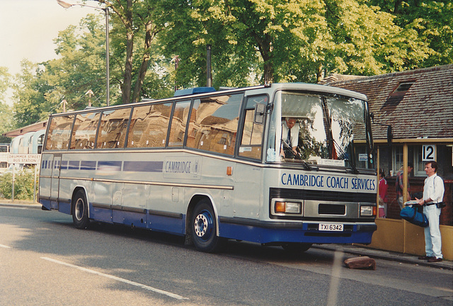 Cambridge Coach Services TXI 6342 (FUA 393Y) - 19 May 1992 Cambridge Coach Services TXI 6342 (FUA 393Y) - 19 May 1992