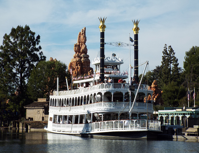 The Mark Twain Riverboat in Disneyland, June 2016