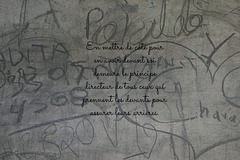 Graff-sourire ! La pensée du jour.