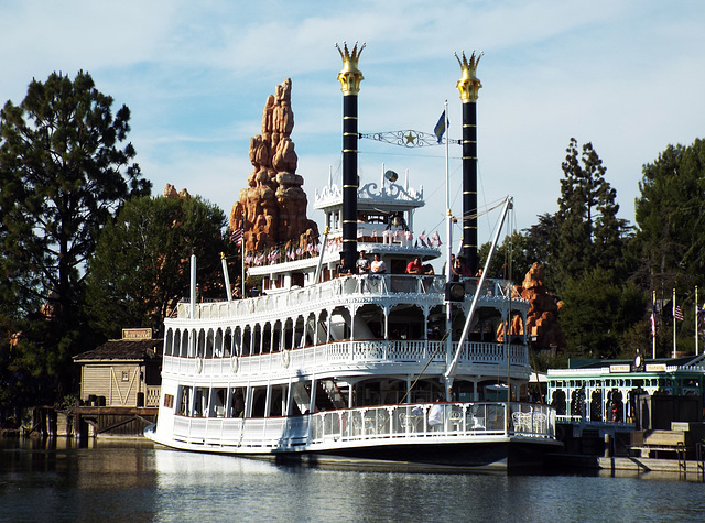 The Mark Twain Riverboat in Disneyland, June 2016