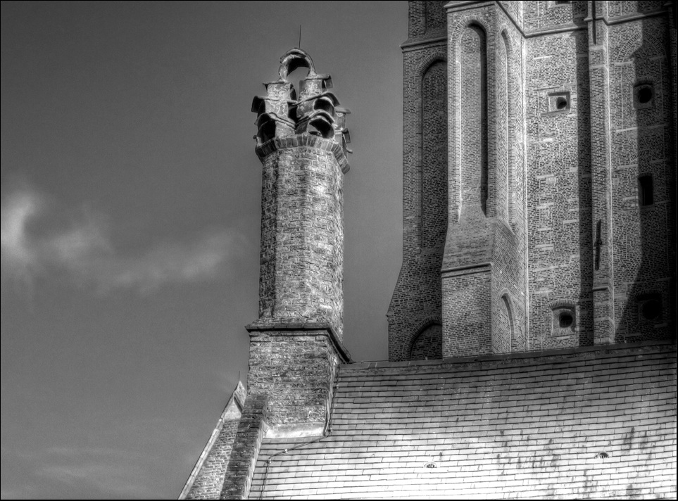 Chimney in Bruges.