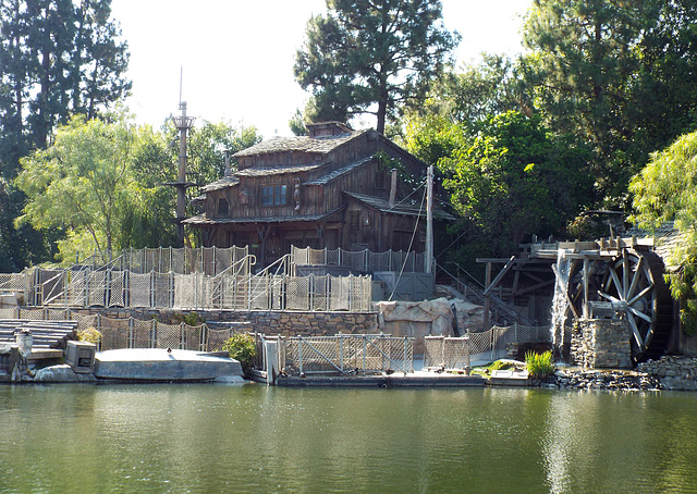 Pirates' Lair on Tom Sawyer Island in Disneyland, June 2016