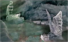Zermatt : sculture di ghiaccio nel Matterhorn paradise