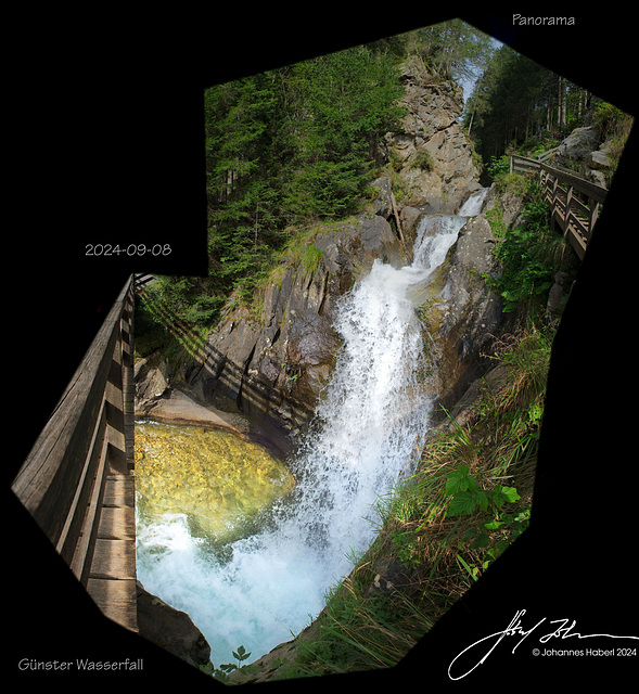 Günster Wasserfall Panorama