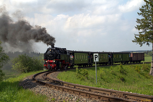 Sommerliche Kurvenfahrt