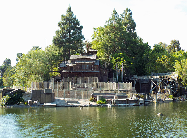 Pirates' Lair on Tom Sawyer Island in Disneyland, June 2016